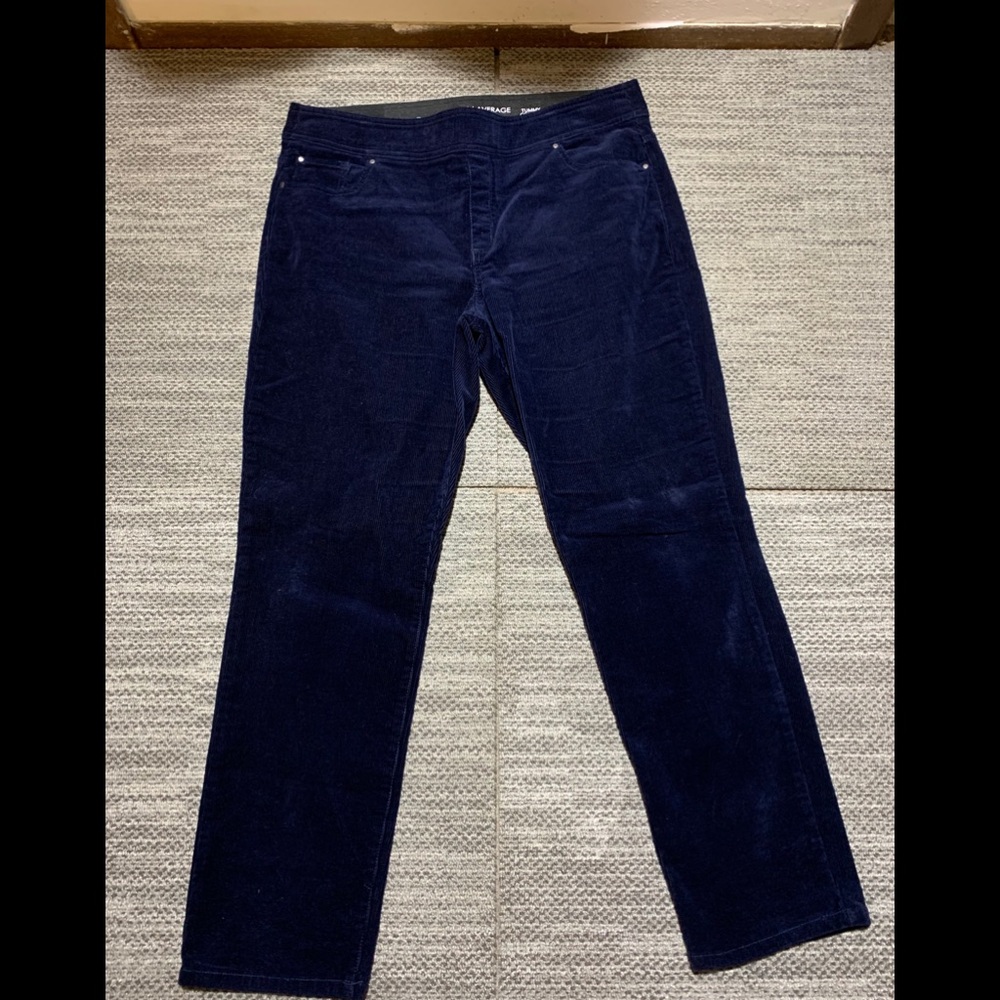 Kim Rogers tummy control corduroy pants